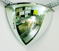 (obrázek pro) Hemisférické zrcadlo 1/8 koule 550 mm (2 směry)